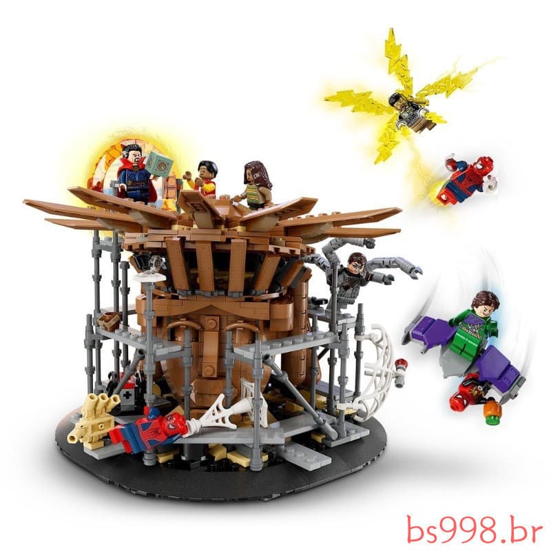 4GUM 900 Peças Marvel 76261 Homem-Aranha Batalha Final Blocos de Montar Brinquedos para Crianças