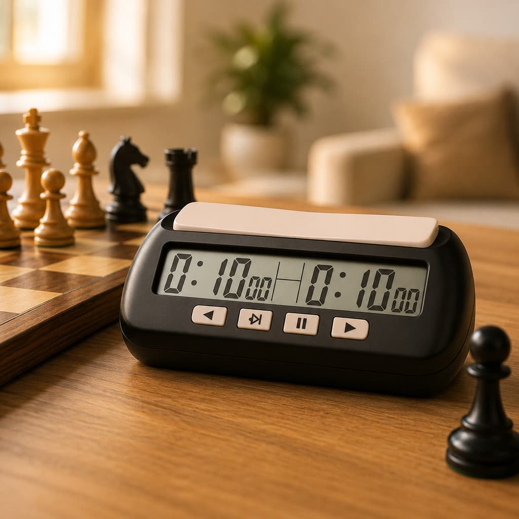 Timer Digital Jogo Xadrez Multifuncional Cronômetro Relógio Academia Treino