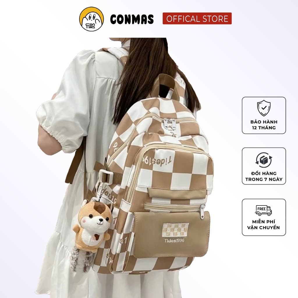 Mochila da Marca CONMAS - Mochila cor chá com leite