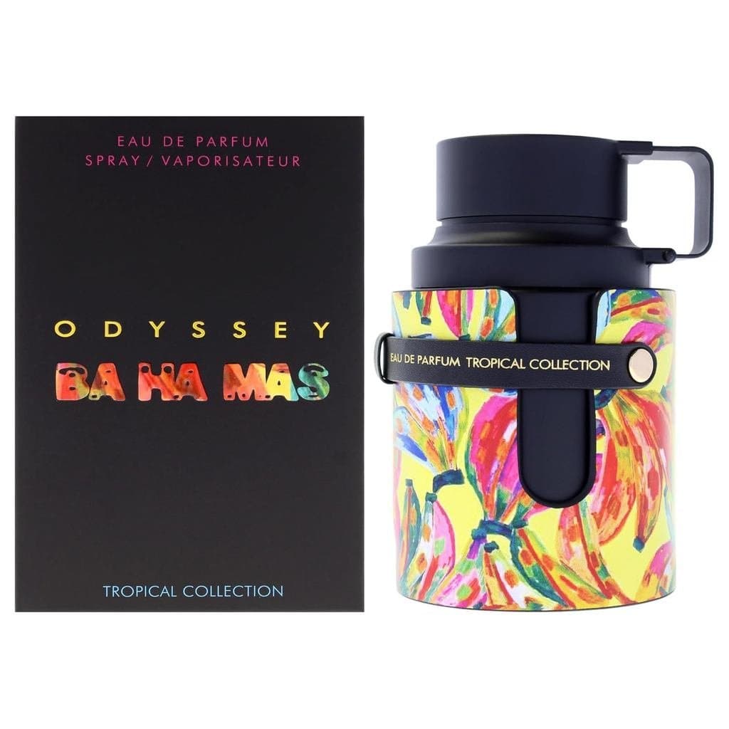 ArmafOdysseyBaHaMasTropicalCollection–Fruity,Aquatic,Woody–EaudeParfumSprayLong-LastingFragranceforUni,3.4Ounce/100ml QV