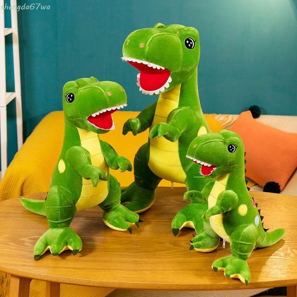 SHENGDA Dinossauro Boneca De Pelúcia Almofada Para Casa Decoração Infantil Conforto Acessórios De Cama