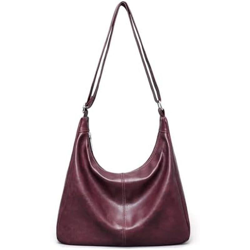 Bolsas Hobo Para Mulheres De Couro Vegano Bolsa De Ombro Desleixada Feminina Crossbody Dobrável