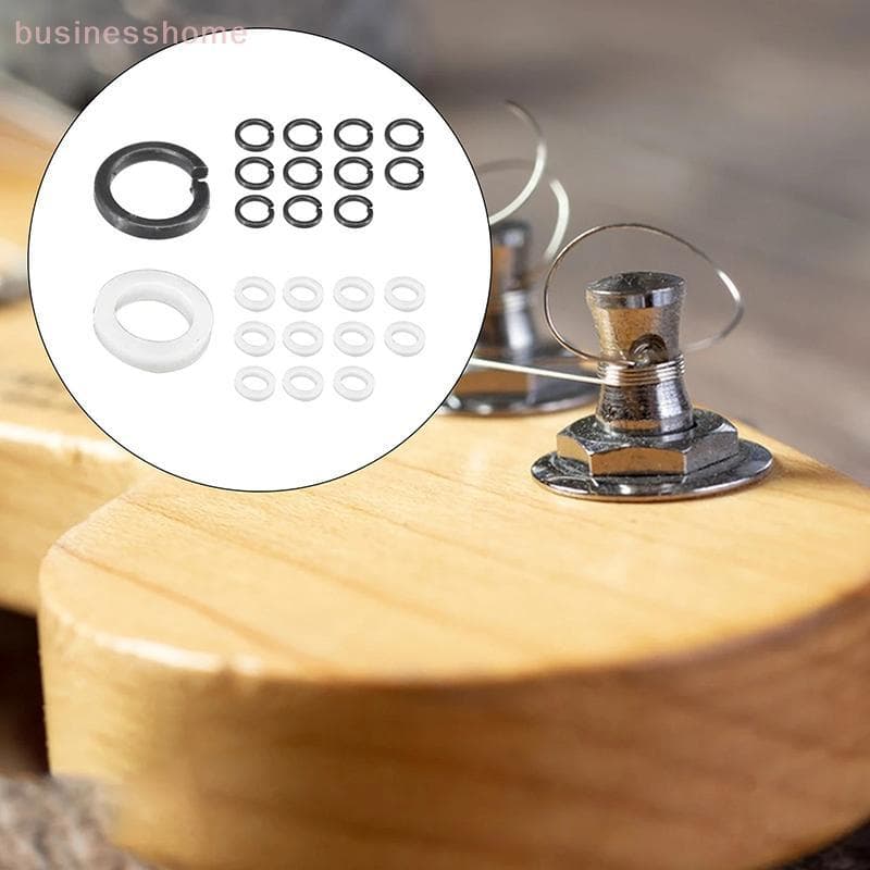< busines > 24 Pçs/Set Guitarras Tuning Peg Cabeças De Máquina Junta Arruelas Tuner Spacer Instrumento Acessórios Para G