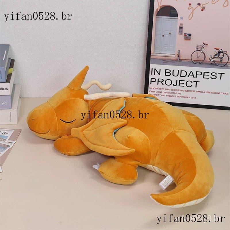 50cm Anime Figura Charizard Dragonite Sono Travesseiro Bolso Monstros Brinquedos De Pelúcia Boneca Segurar Macio Rechead