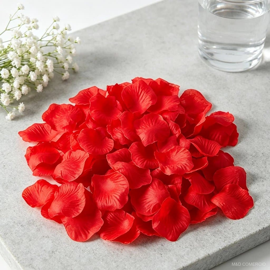 300/400/500 Pcs Pétalas De Rosa Vermelha Perfeitas E Frescas Embalagem Prática E Segura Aplicação Rápida Decoracao Festa