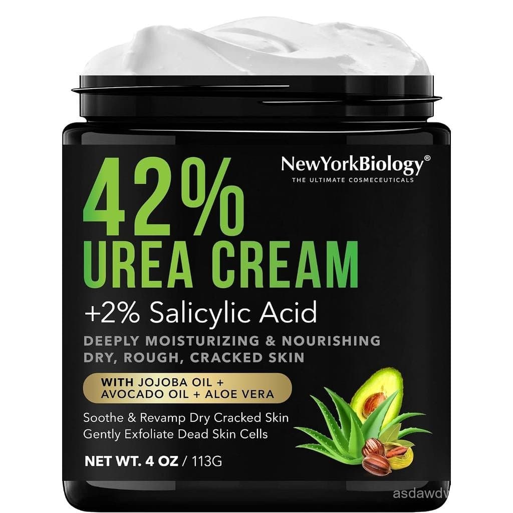 NewYork42% Ureia Contém 2% Ácido Salicílico - Creme Hidratante para os Pés com Ureia, Adequado para Calcanhares Secos, P