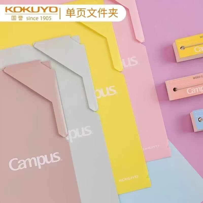 Anti-queda fora KOKUYO pasta de peça única de grande capacidade A4 papel de teste pasta de classificação de dados pasta