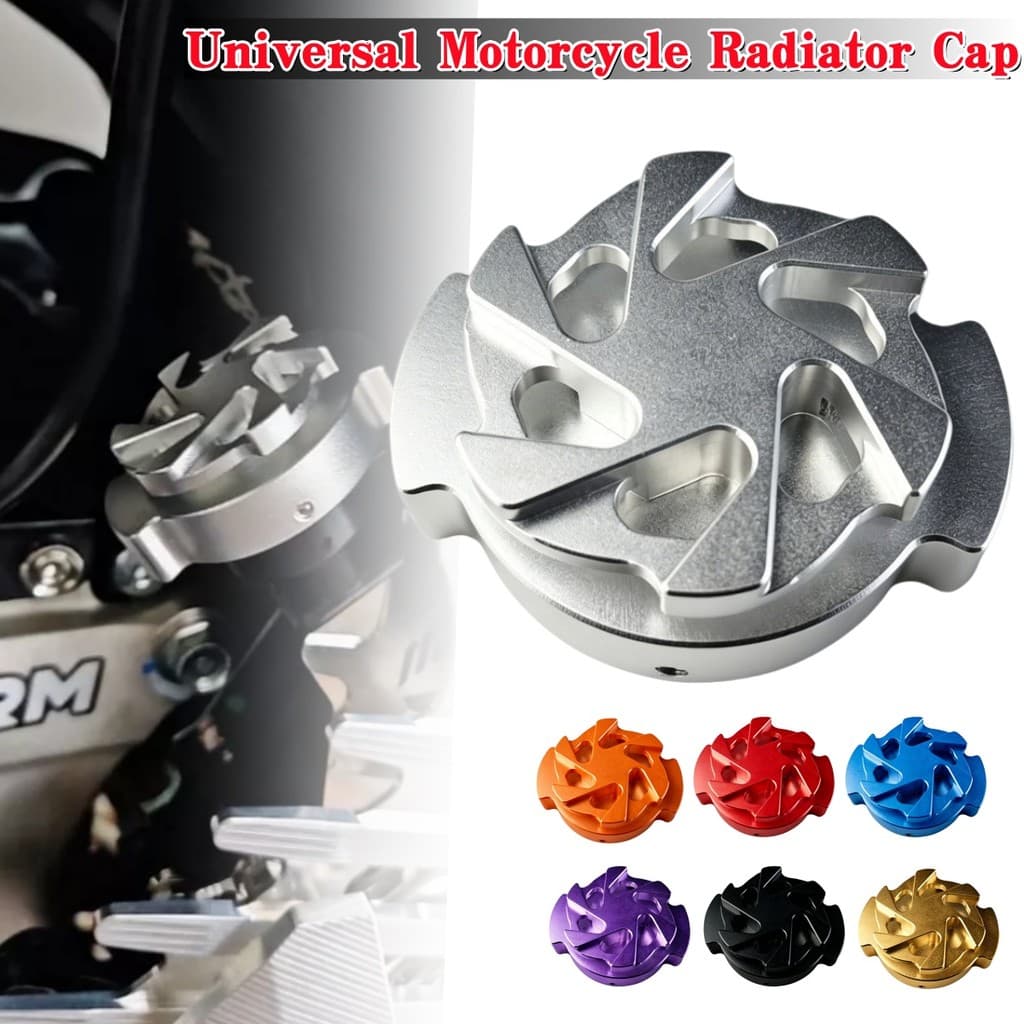 Tampa Universal De Alumínio CNC Para Decoração De Radiador , Honda Yamaha PCX NMAX Clique AEROX MXI