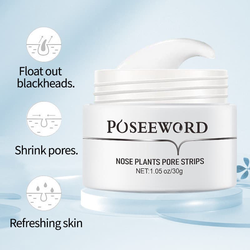 Máscara Facial Esfoliante Removedora de Cravos Reduz Poros, Trata Acne, Limpa a Pele Profundamente