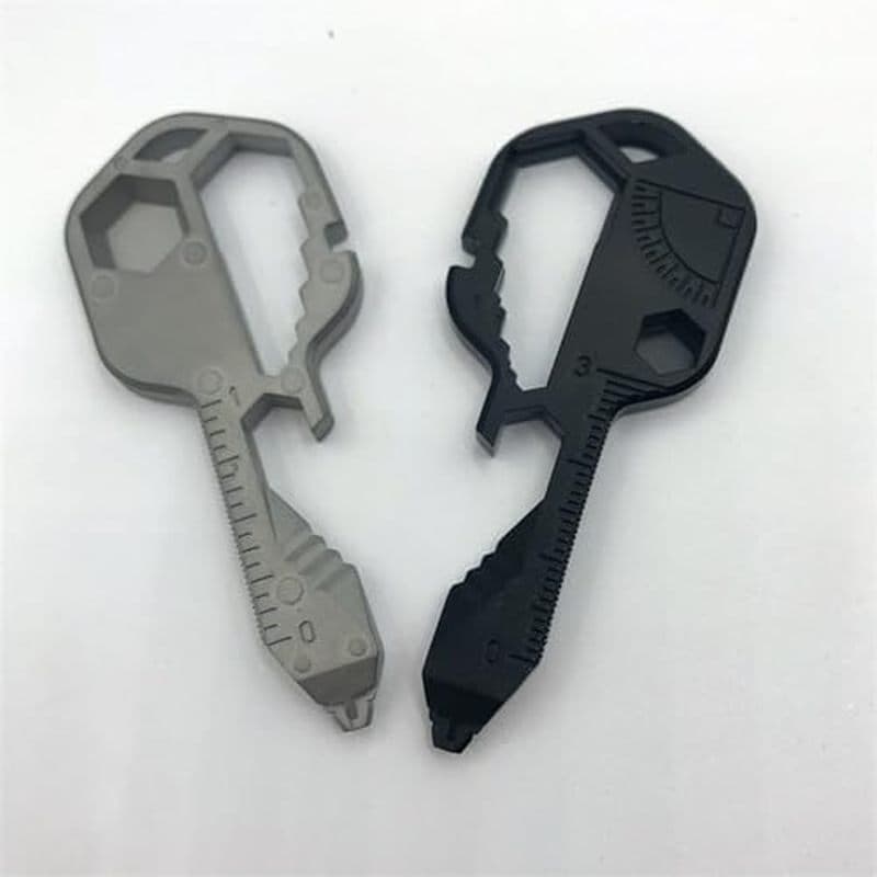 Ferramenta De Chave Multifuncional 24 Em 1 , Acessório Pendente De Aço Inoxidável , Mini Universal Portátil , Trabalho A