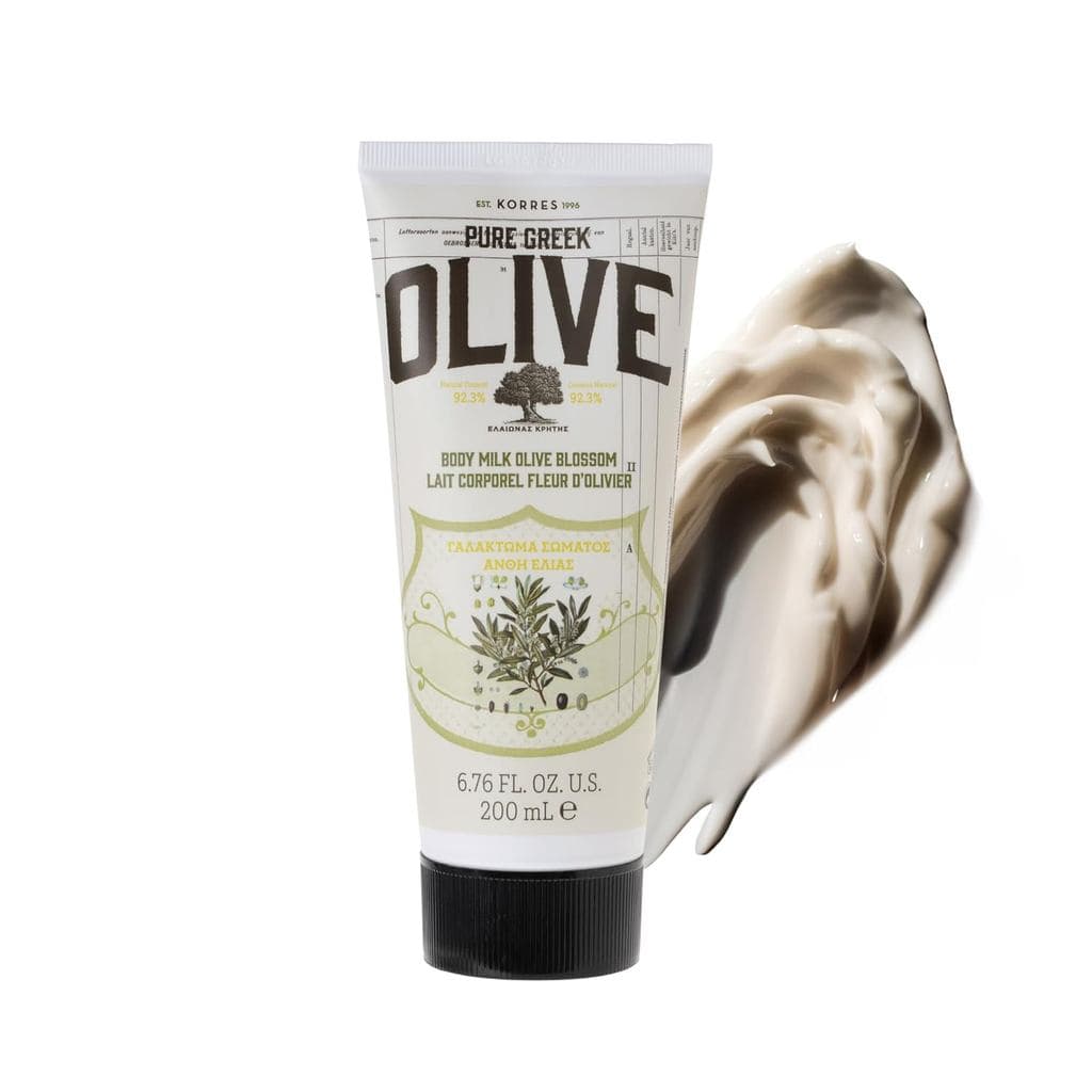 Leite Corporal KORRES Olie Blossom, Loção Hidratante, 6.76 Fl Oz |   Com Extrato de Aloe, Óleo de Amêndoa Grega e Provit