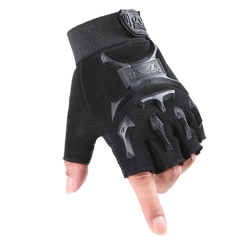 Luvas de meio dedo esportes ciclismo Fitness antiderrapante resistente ao desgaste ao ar livre forças especiais montanha