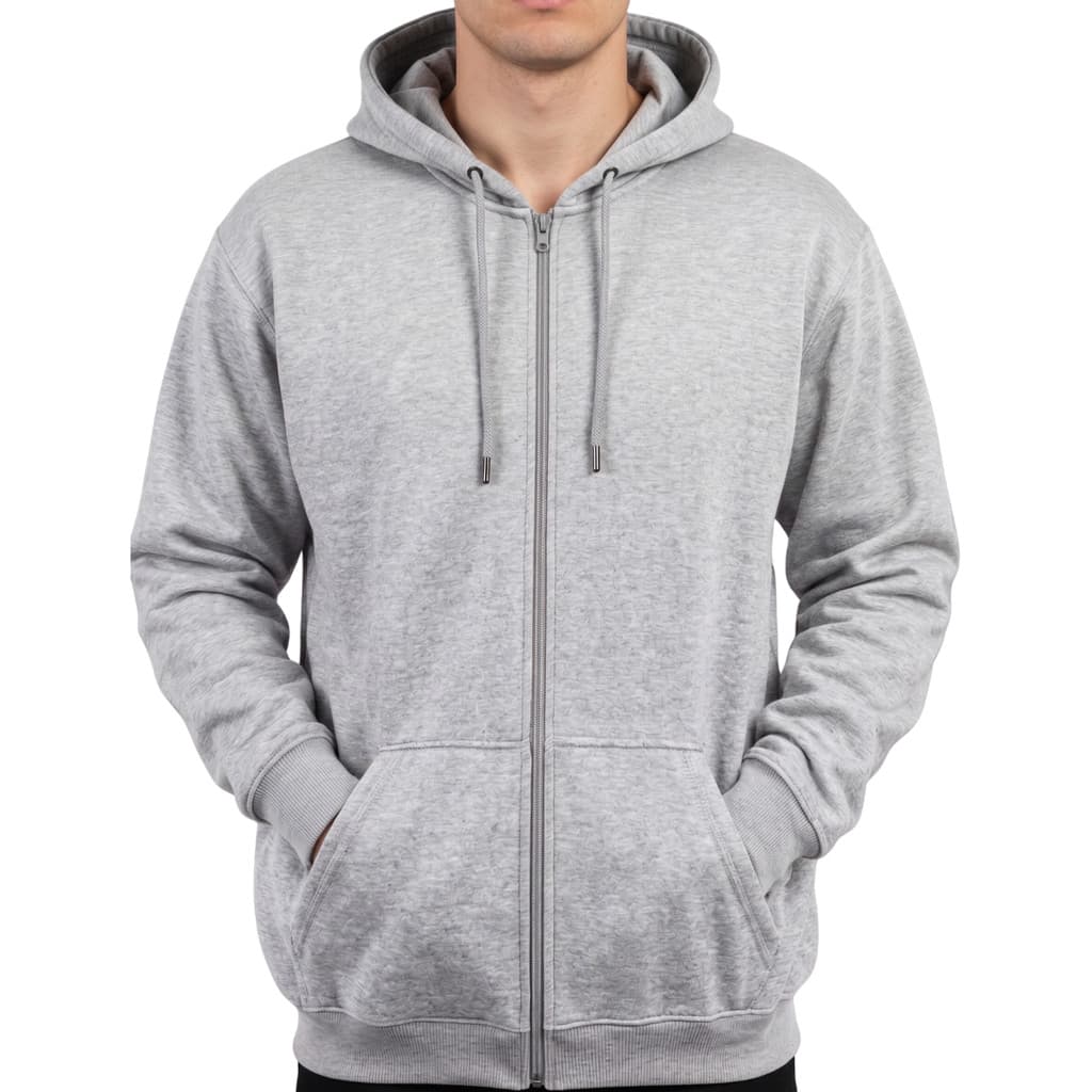 Blusa De Frio Moletom C Ziper Liso Direto Fabrica