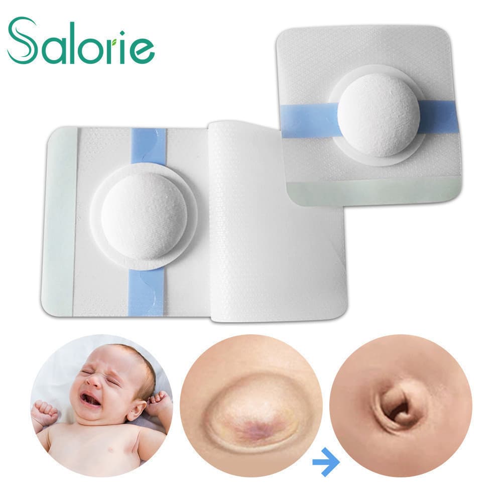5/10 Peças de Adesivos Descartáveis para Hérnia Umbilical para Bebês 4299
