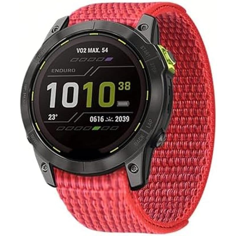 Pulseiras De Relógio De Nylon De Ajuste Rápido Com Gancho E Laço De 22 Mm Para Garmin , Pulseira Ultraleve Respirável De