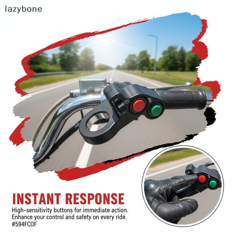 7 8 Polegada Controlador De Interruptor Do Guiador Para Motocicleta Scooter Chifre Sinal Volta Luz Design Ergonômico Ape