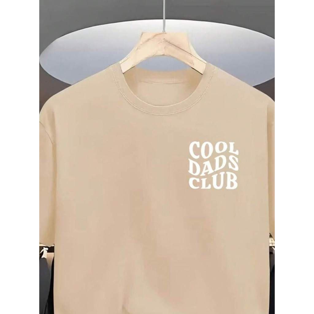 Camiseta Masculina ''Cool Dads Club'' Camisa 100% Algodão Moda Casual Primavera Verão Envio Rapido