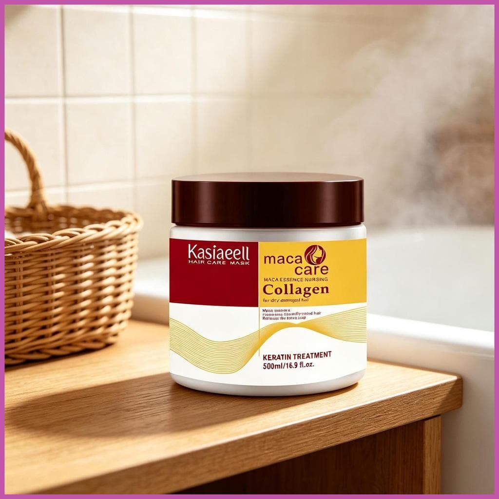 Máscara De Cabelo De Condicionamento Profundo 500ml Hidratante Reparação Suavização Cuidados Para Casa Salão De Beleza C