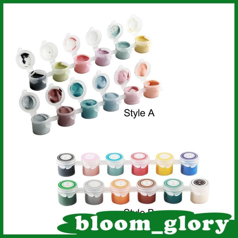 [Bloom_glory] Conjunto De Pigmentos De Cor Underglaze , Esmalte Cerâmico Pintura DIY Resistentes A Altas Temperaturas Pa