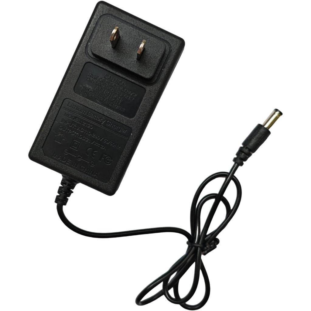 Carregador de Bateria de Lítio de Substituição 21V 2A para Cortador de Grama AHPUCEP, Mini Motosserra, Aparador de Grama