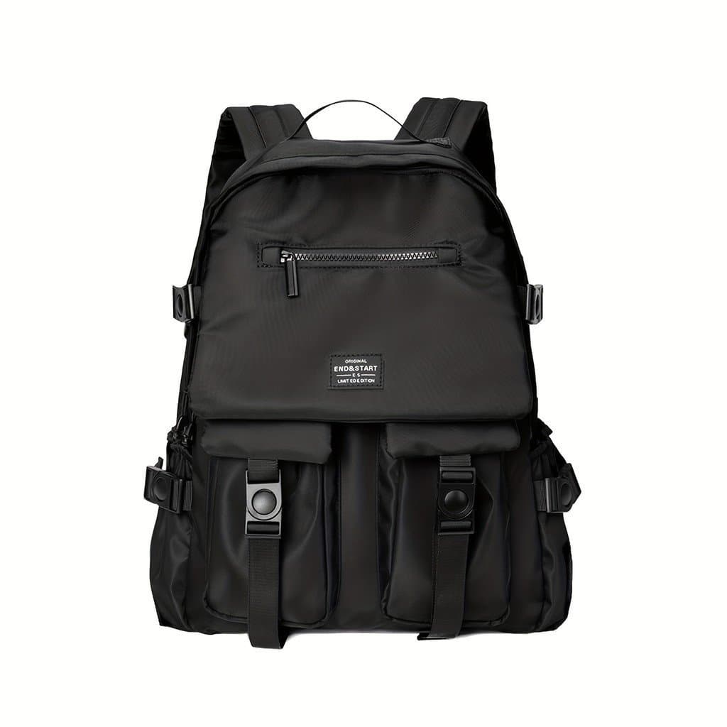 Mochila Multi-Bolsos para Homens e Mulheres - Bolsa Leve para com Alças Ajustáveis, Fecho de Zíper Seguro e Amplo