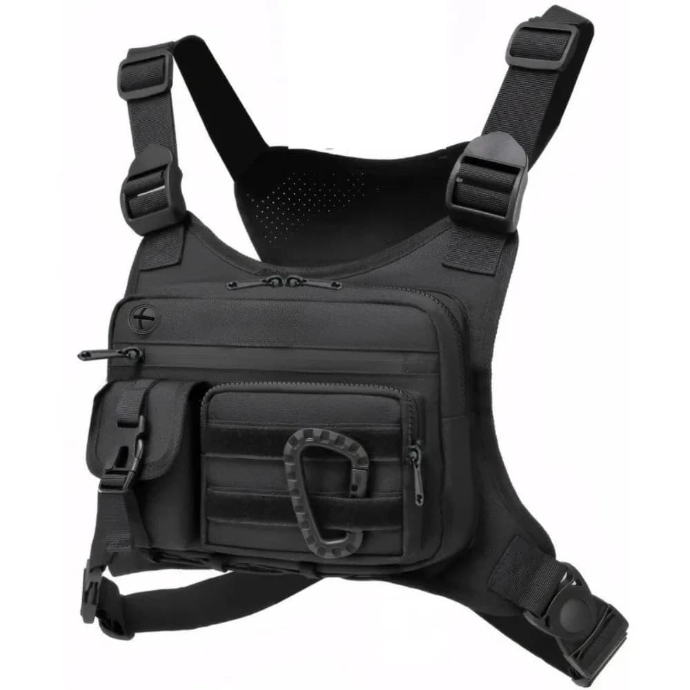 Bolsa De Peito Tática Ao Ar Livre Unissex Corrida Ciclismo EDC Colete Exercícios Esportivos Equipamento