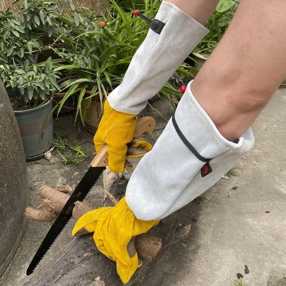Luvas Hortícolas , De Proteção Trabalhista Resistentes Ao Desgaste Anti-Mordida De Insetos , Couro De Vaca