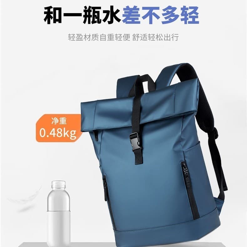 Mochila masculina mochila grande capacidade Casual negócios computador mochila impermeável leve mochila de viagem