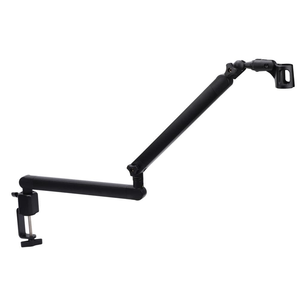 Suporte de microfone doplay-BR Braço de lança com clipes de cabo de base octogonal Microfone de mesa ajustável Rotação