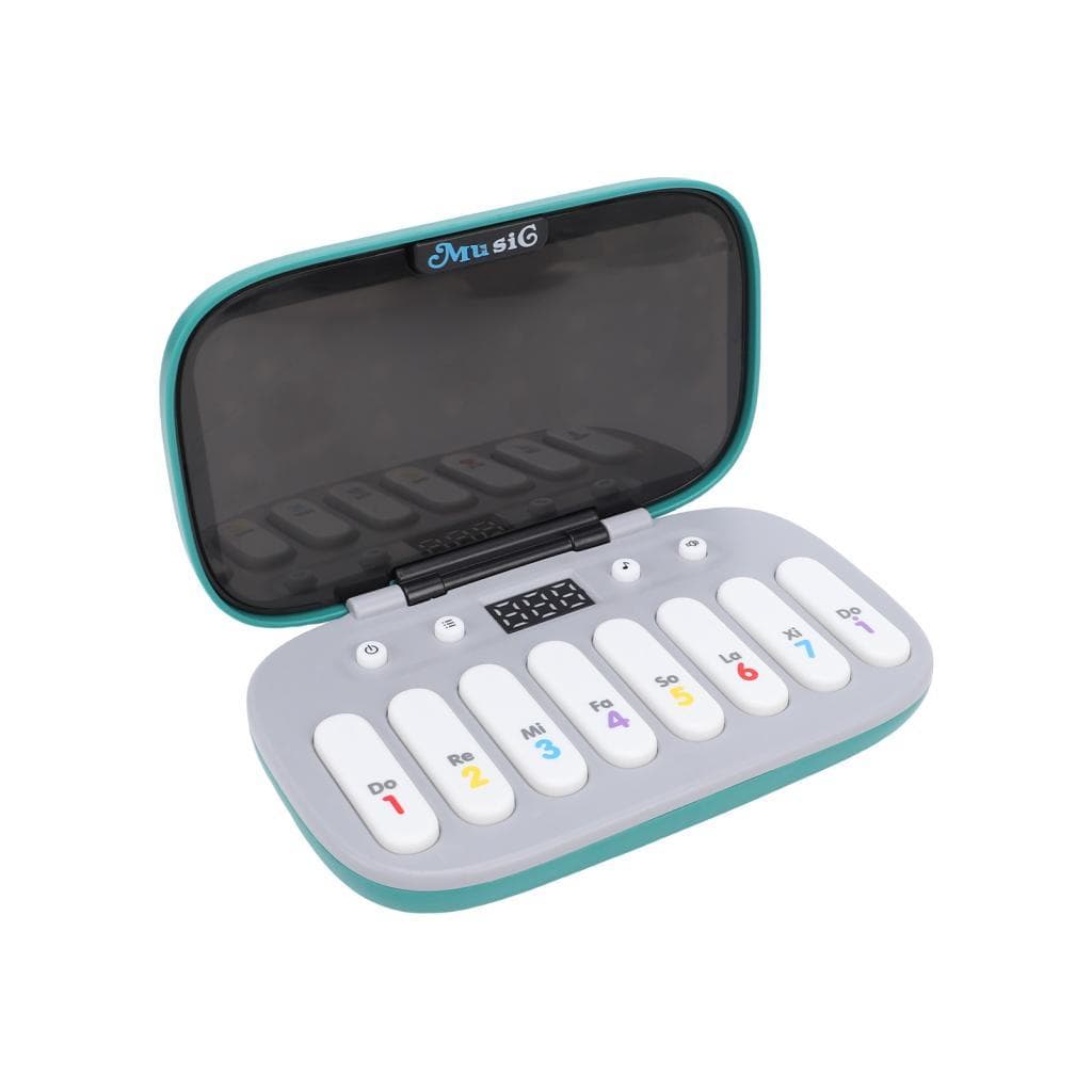 Doplay-BR teclado eletrônico portátil mini piano digital com 7 modos de ritmos musicais para prática de velocidade