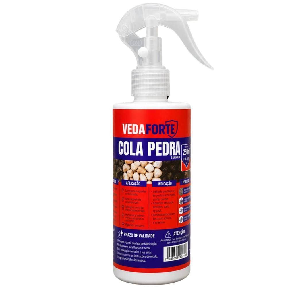 Cola Pedra Líquida 120ml Fixador para Pedras Decorativas Jardim Paisagismo Alta Fixação