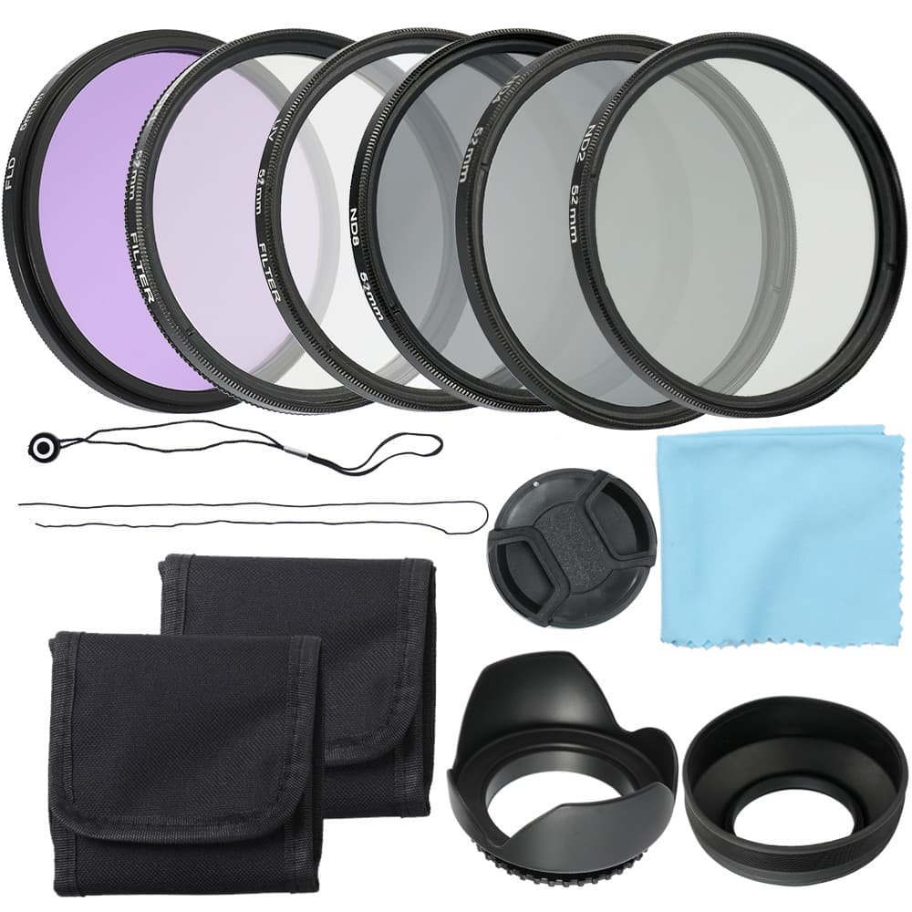 Borlyn-br Kit de filtros de lente para câmera profissional UV CPL FLD e Altura Photo ND Conjunto de filtros de