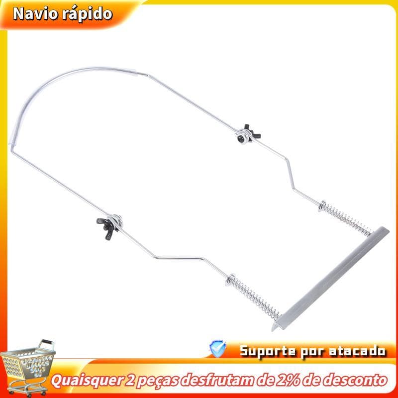 Suporte De Pescoço Para Gaita , 10 Furos , Blues , Harpa , Boca , Órgão , Rack Harmônico-Prata