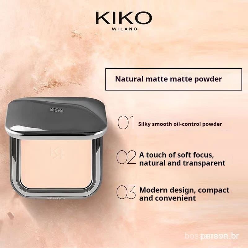 Pó Fixador Solto KIKO MILANO para Uso Úmido e Seco, Hidratante, de Longa Duração e Controle de Oleosidade