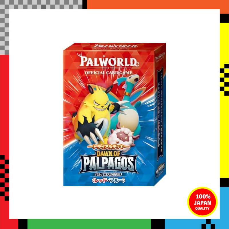BUSHIROAD Palworld Official Card Game Trial Deck Dawn of Palpagos Red/Blue