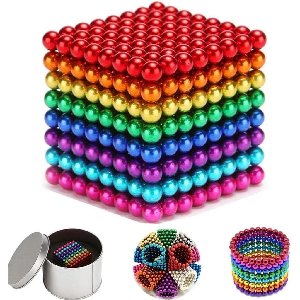 Bolas Magnéticas , 3MM 1000PCS ! Brinquedo De Mesa , De Construção De Ímãs Para Alívio Do Estresse , Lodo De Massa De Co