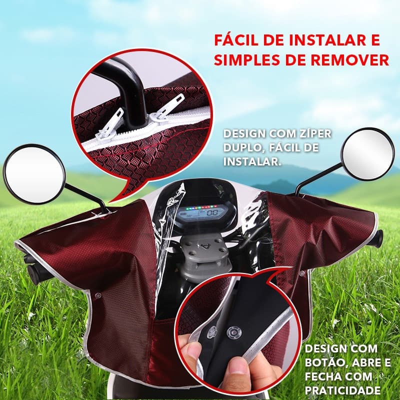 Oxford Motocicleta Lona Impermeável Capa De Chuva Painel Poeira Protetor Solar