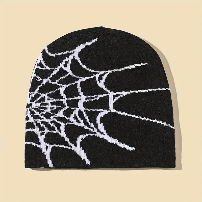 Chapéu De Aranha Gótico Unisexo Da Moda Teia De Inverno , Malha Popular Europa E América Para Homens Mulheres