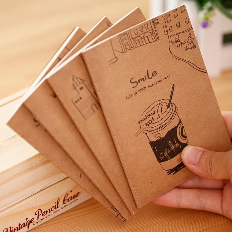 Caderno de linha de carro 80K Caderno portátil estilo bonito portátil pequeno caderno bloco de notas material de escritó