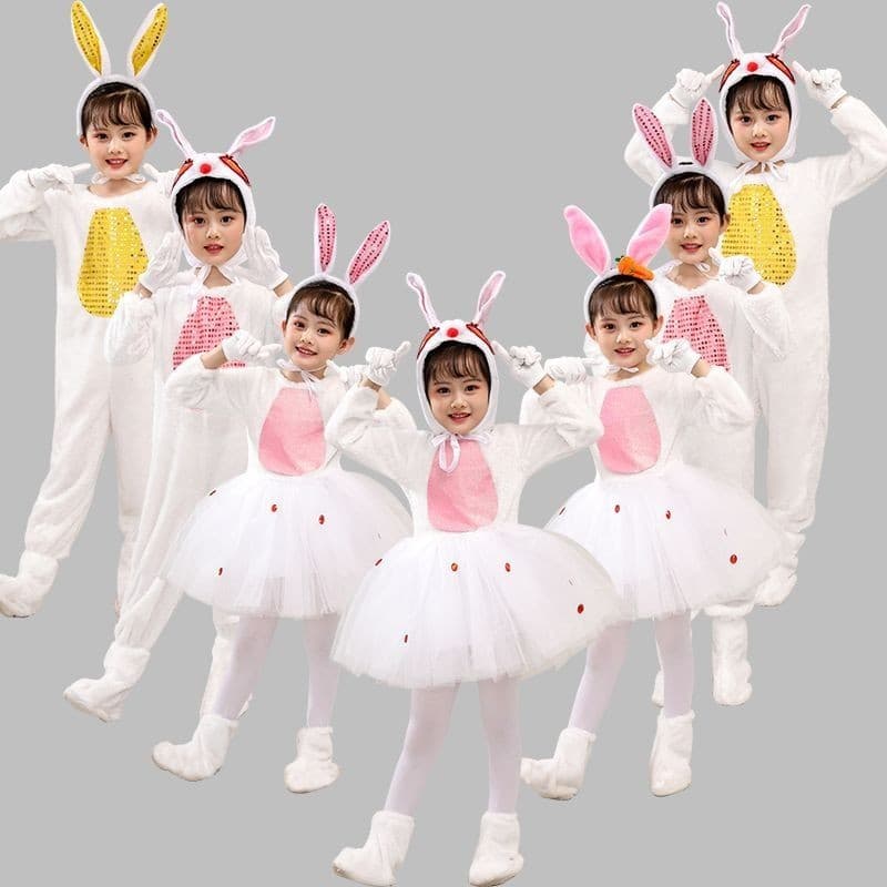 [YCF] Fantasia de dramatização de novo estilo, fantasia de coelho infantil, roupas de modelagem de animais, fantasia de
