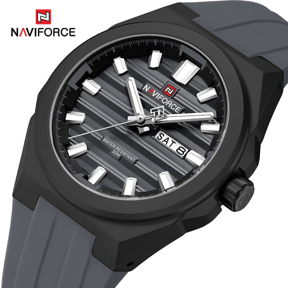 NAVIFORCE NF9279 Relógio De Quartzo Masculino Militar À Prova D'água Casual Esportivo Fashion Com Pulseira De Couro