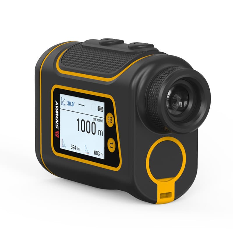 Telescópio Telêmetro A Laser De 1500M , De Golfe Ao Ar Livre Com Função De Medição De Velocidade , Altura E Ângulo