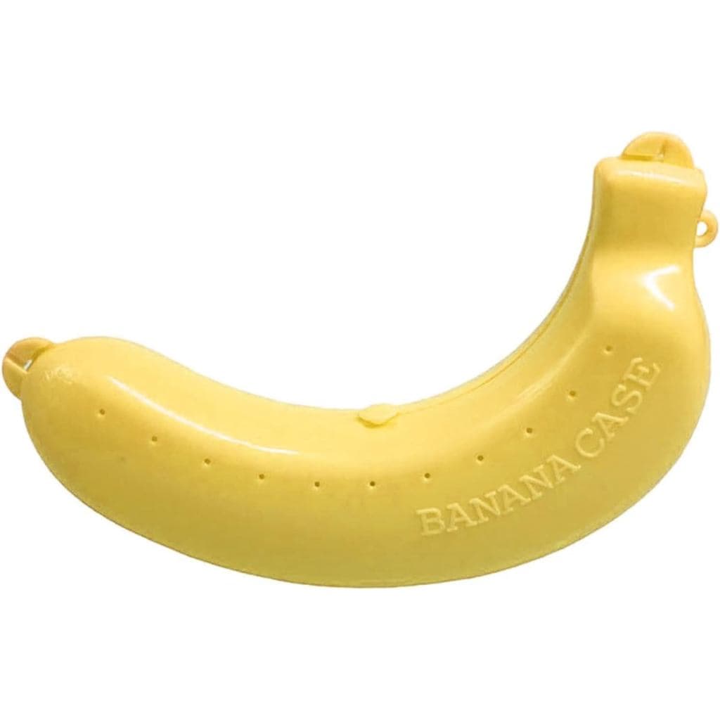 JJLFresheners Estojo de Viagem para Armazenamento de Banana Amarela, Livre de BPA, Recipientes para Alimentos, Protetor