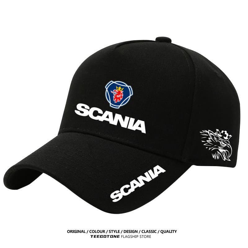 Boné de Beisebol Resistente ao Desgaste, à Prova de Sol e Absorvente de Suor com Logo Scania Saab para Motoristas de Cam