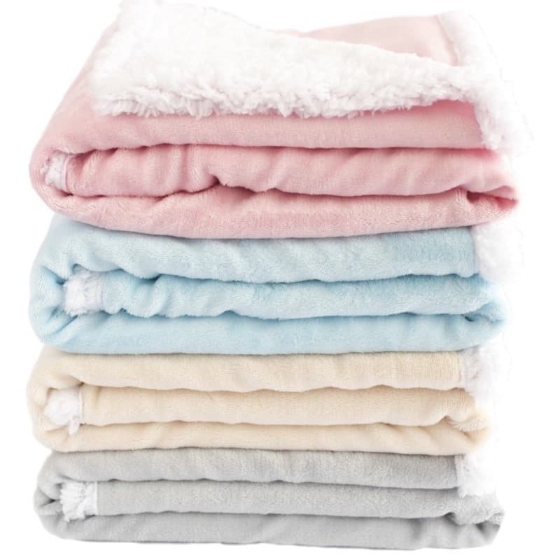 Oferta Relâmpago Cobertor Dupla Face Sherpa Carneirinho p/ Bebê - Cores e Estampas