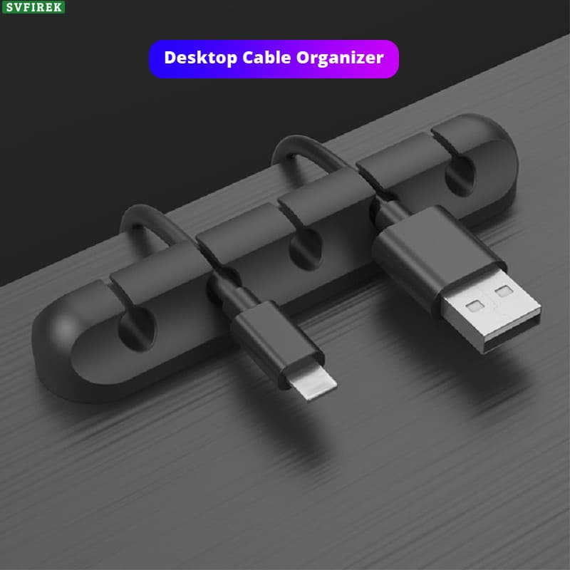 Organizador De Cabos De Mesa Fios De Gerenciamento Enrolador De Cabo USB De Silicone Clipes Multiuso Suporte Para Mouse