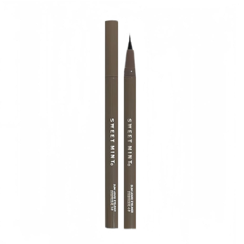 Caneta delineadora líquida ultrafina com ponta macia, delineador fino e suave à prova d'água à prova de suor, não é fáci