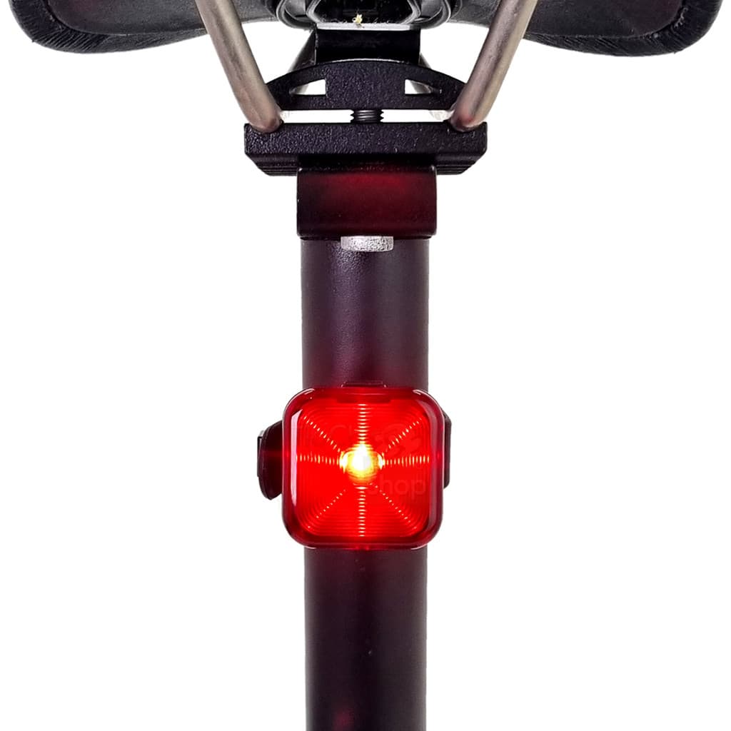 Lanterna Traseira Bike Led 15hrs de Luz Recarregável USB 19g