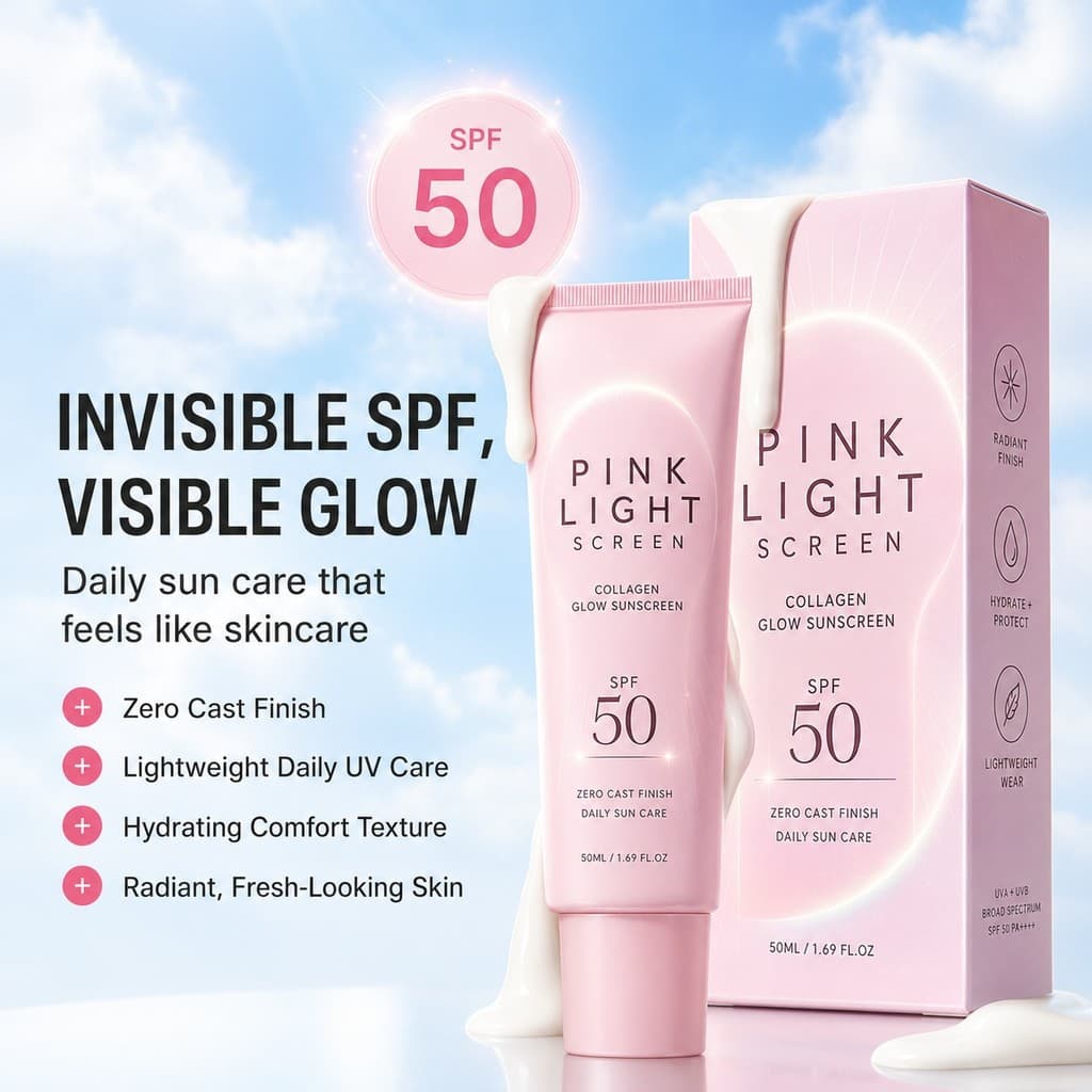 [Estoque pronto] Creme protetor de colágeno ao ar livre refrescante não pegajoso textura leve cuidados Facial pele corpo