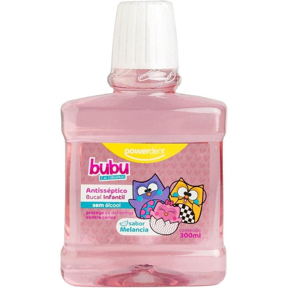 Powerdent - Enx Bucal Inf Bubu/Corujinhas Powerdent 300Ml Melancia